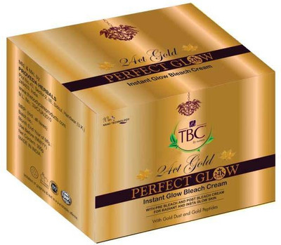 

TBC by Nature Perfect 24 Ct Gold Perfect Glow Instant Glow Bleach Cream(250 g)