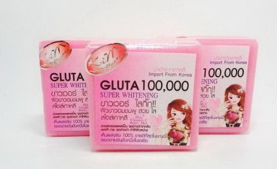 

Gluta White100000 Soap Glutathione Skin Whitening Bleaching Lightening(70 g)