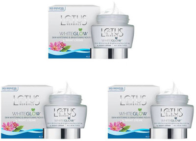 

Lotus WhiteGlow Skin Whitening & Brightening Nourishing Night Cream (( 60g* 3 ))(180 g)