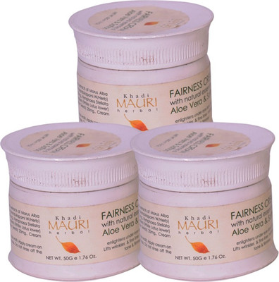 

Khadi Mauri Ayurvedic Face Fairness Cream - Pack of 3(150 g)