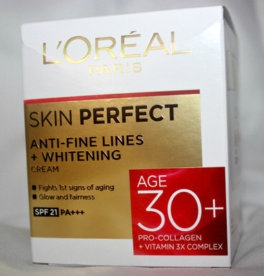 

L'Oreal Paris Skin Perfect Anti-Fine Lines + Whitening Cream 30+(50 g)