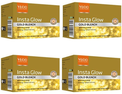 

VLCC Insta Glow Gold Bleach Pack Of 4(120 g)