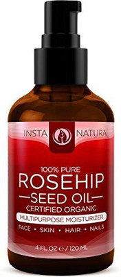 

InstaNatural Organic Rosehip Seed Oil - 100% Pure(120 ml)