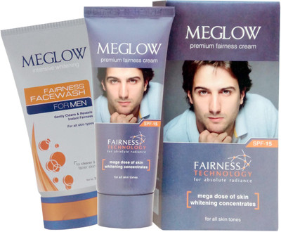 

Meglow Premium Fairness Cream and Face Wash(100 g)