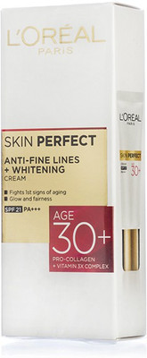

L'Oreal Paris Anti fine Lines + Whitining Cream (Age 30+)(18 g)