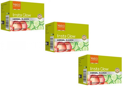 

VLCC Insta Glow Herbal Bleach ( pack of 3)(27 g)