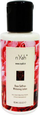 Nyah Rose Saffron Whitening Lotion SPF 30(105 ml) Nyah Rose Saffron Whitening Lotion SPF 30(105 ml)