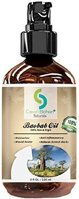 

Cavin Schon Baobab Oil . 100% Pure, Natural, Undiluted Cold Pressed For Skin, Hair, Lips And Nail Care(120 ml)