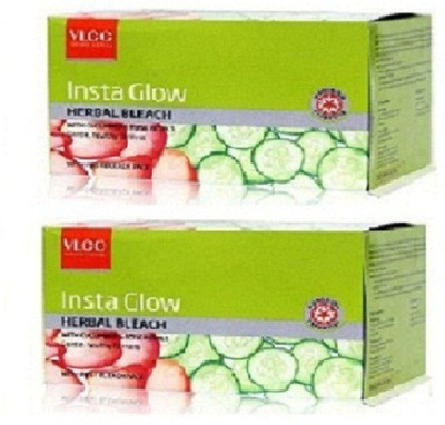 insta herbal bleach vlcc glow pack