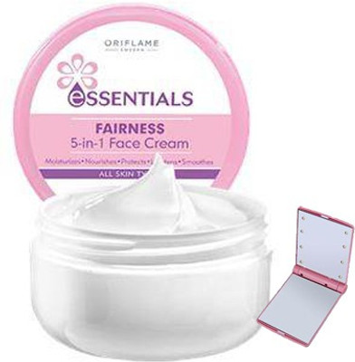 

Oriflame Sweden ESSENTIALS FAIRNESS 5 IN 1 FACE CREAM WITH SMART POCKET MIRROR(75 ml)