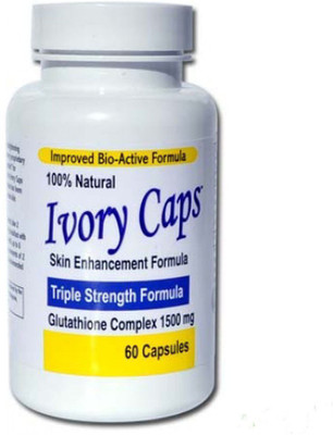 

Ivory Caps Skin Whitening Lightening Max Glutathione 1500 mg Pills(1.5 g)