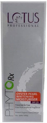 

Lotus Professional Phyto Rx Oyster Pearl Whitening Moisturiser SPF-25,(50 ml)