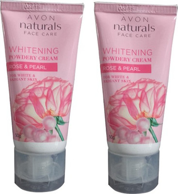 

Avon Natural Whitening Powdery Cream, Rose & Pearl Pack of 2(100 g)