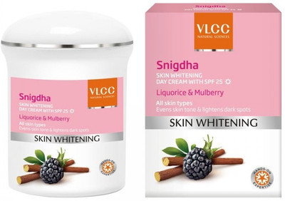 

VLCC Snigdha Skin Whitening Day Cream with SPF 25 liquorice & mulberry(50 g)