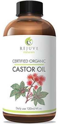 

Rejuvenaturals Certified Organic Hexane Free Cold Pressed Pure 100% Castor Oil(120 ml)