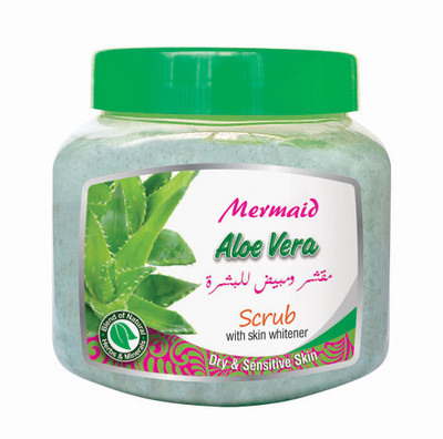 

Mermaid Aloe Vera Scrub With Skin Whitener(300 ml)
