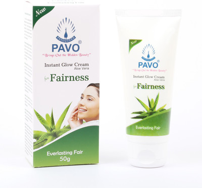 

Pavo Aloe Vera Instant Glow Fairness Cream(50 g)