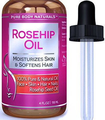 

Pure Body Naturals Body Naturals Virgin Rose hip Seed Oil For Face and Skin, 118 ml.(118 ml)