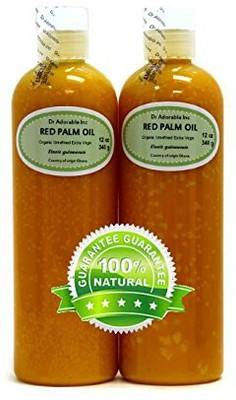 

Dr Adorable Oz Raw Extra Virgin Red Palm Oil Organic Unrefined (2 of 12 Oz bottles)(672 g)