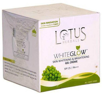 

Lotus WHITEGLOW Skin Whitening & Brightening Gel Creme SPF 25 / PA ++++(40 g)