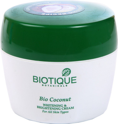 BIOTIQUE Bio Coconut Whitening & Brightening Cream(175 g) BIOTIQUE Bio Coconut Whitening & Brightening Cream(175 g)