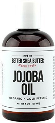 

Better Shea Butter Organic Jojoba Oil - Cold Pressed, Unrefined, 100% Pure(120 ml)