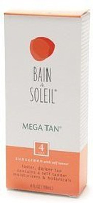 

A+B Bain De Soleil Mega Tan Sunscreen With Self Tanner, Spf 4(118 ml)