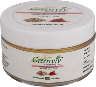 

Greenviv Natural Glow Face Cream - Saffron(50 g)