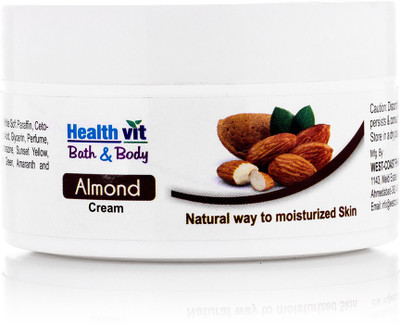 

HealthVit Bath & Body Almond Body & Face Cream 50g(50 g)