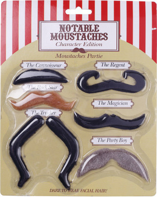 

Madcaps The Party Shop French Style Fake Moustache(Brown)