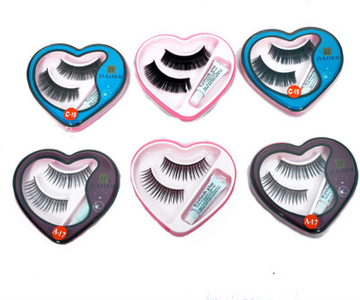 

AARIP Eye Lashes with Lashes Glue (Combo)(Pack of 12)