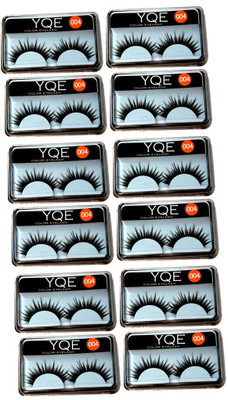 

YQE Styling Eyelash Day and Night Pack(Pack of 12)