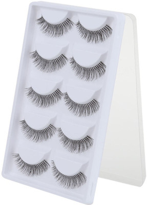 

Ditya Natural Long False Cross Eyelash(Pack of 5)