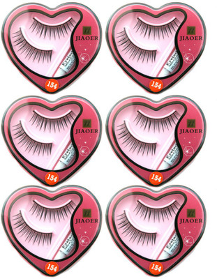

Jiaoer Styling Eyelash Day and Night Pack(Pack of 6)