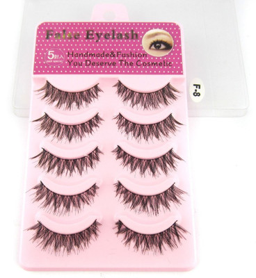 

Ditya Natural Thick False Cross Eyelash(Pack of 5)