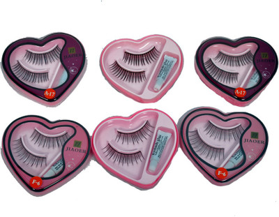 

AARIP Eye Lashes with Lashes Glue (Combo)(Pack of 12)