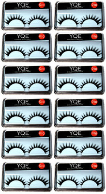 

YQE Styling Eyelash Day and Night Pack(Pack of 12)
