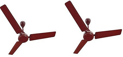 

Orpat 1200 MM Airflora 3 Blade Ceiling Fan(Brown, Pack of 2)