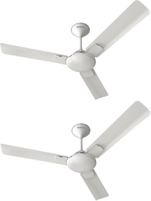 

Havells Enticer Pack of 2 Fans 3 Blade Ceiling Fan(Pearl White Chrome, Pack of 2)