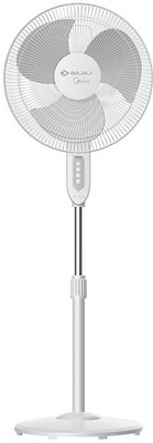 

Bajaj Midea BP-2200 400MM 3 Blade Pedestal Fan(White, Pack of 1), Grey;white