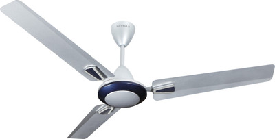 

Havells Vogue Plus 3 Blade Ceiling Fan(Silver, Blue), White