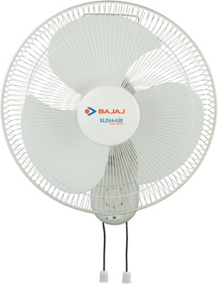 

Bajaj Rushair 300 Mm 3 Blade Wall Fan(White)