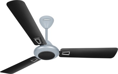 

Luminous Enchante Graphica 3 Blade Ceiling Fan(Black, Silver, Pack of 1)