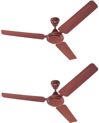 

Eveready 1200mm FAB M 3 Blade Ceiling Fan(Brown, Pack of 2)