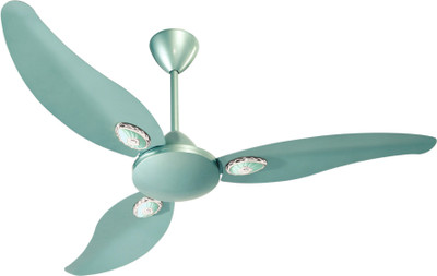 

Crompton LRN1200LSL-WOR 3 Blade Ceiling Fan(Lens Silver, Pack of 1), Blue