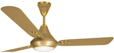

Luminous Lumaire Underlight Silky Gold 3 Blade Ceiling Fan(Gold)