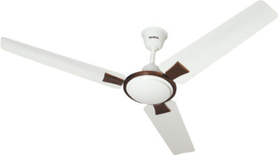 

Surya Sleek 3 Blade Ceiling Fan(White, Brown)