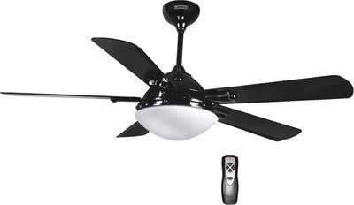 

Luminous Luxreeza 1320mm (52") Remote decorative 5 Blade Ceiling Fan(Black, Pack of 1)