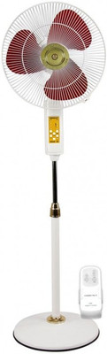 

Orient Stand 39 3 Blade Pedestal Fan(White, Red, Pack of 1), Red;white