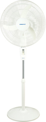 Orient Stand 38 3 Blade Pedestal Fan(White)